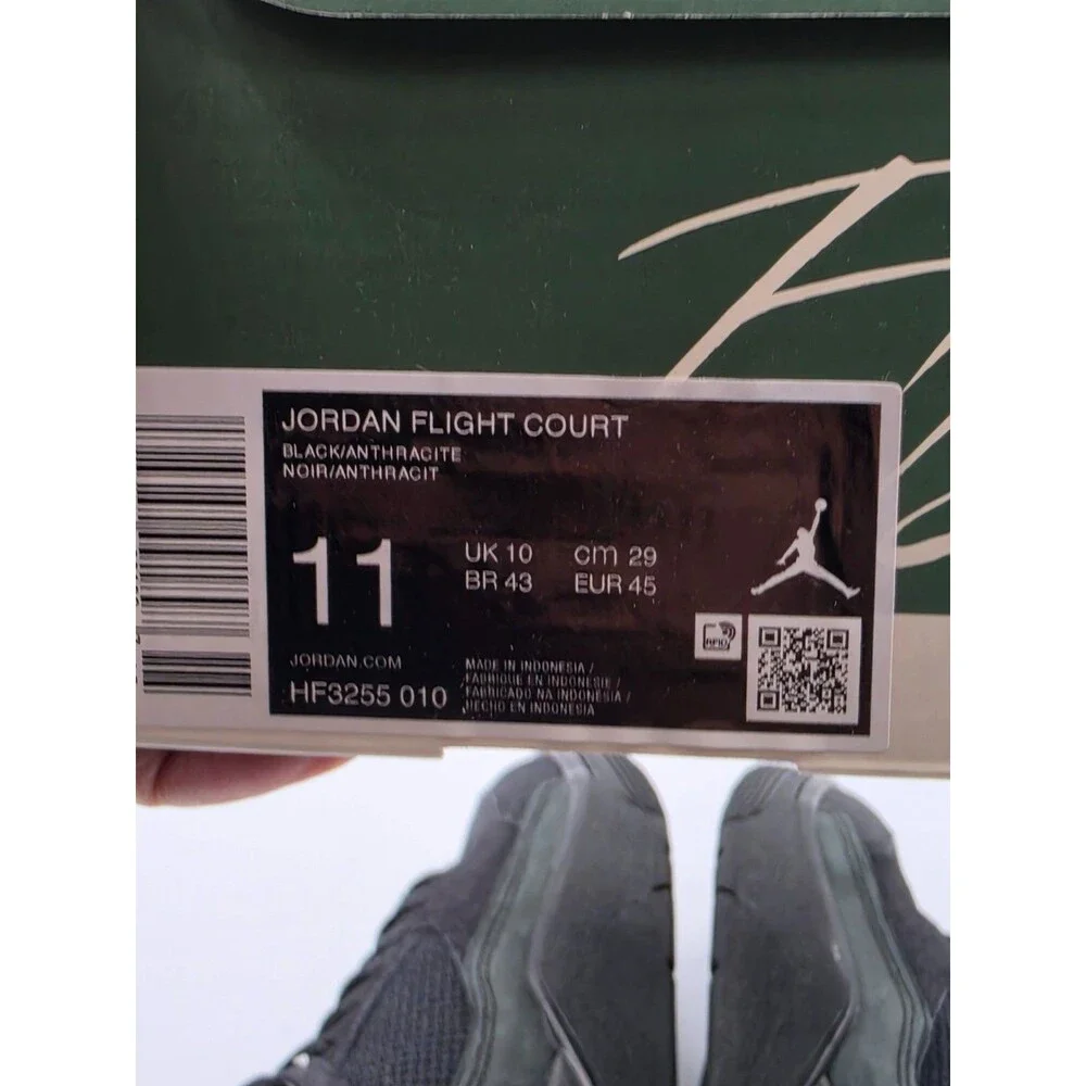 Size 11 - Air Jordan Flight Court Black Anthracite